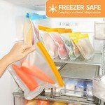 Eco-Friendly Reusable Silicone Storage Bags - 10 Pack
