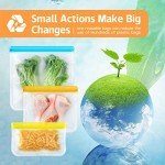 Eco-Friendly Reusable Silicone Storage Bags - 10 Pack