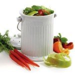 Eco-Friendly 1 Gallon Ceramic Compost Keeper