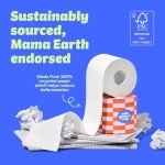 Eco-Friendly 100% Recycled Toilet Paper Rolls