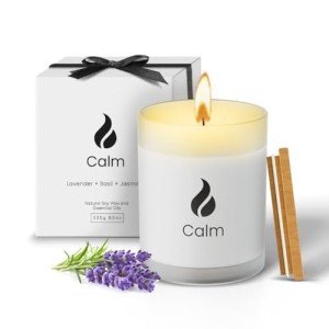 Eco-Friendly Aromatherapy Candles | Lavender & Basil