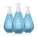 Method Sea Minerals Gel Hand Soap - 3 Pack