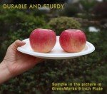 100 Count Compostable Dessert Plates - Eco-Friendly Design