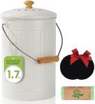 Eco-Friendly 1.7 Gallon Indoor Compost Bin