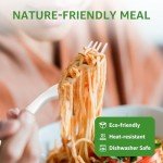 Compostable Cutlery Set: 450 Eco-Friendly Utensils