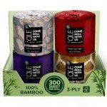 Eco-Friendly Bamboo Toilet Paper - 4 Pack