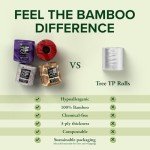 Eco-Friendly Bamboo Toilet Paper - 4 Pack