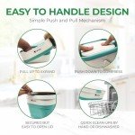 Eco-Friendly Collapsible Compost Bin with Lid