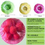 Reusable Elastic Food Storage Covers - 3 Sizes