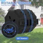 43 Gallon Dual Chamber Outdoor Compost Bin