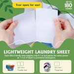 Eco-Friendly Laundry Detergent Sheets - 90 Loads