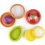 Eco-Friendly Silicone Food Storage Containers (4-Pack)