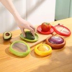 Eco-Friendly Silicone Food Storage Containers (4-Pack)