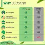 120-Piece Eco-Friendly Wooden Cutlery Set