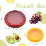 Eco-Friendly Silicone Fruit and Vegetable Keepers - 2 Pack