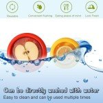 Eco-Friendly Silicone Fruit and Vegetable Keepers - 2 Pack