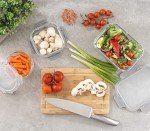 JoyJolt Eco-Friendly 24pc Glass Storage Set