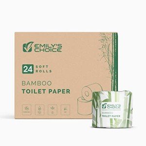 Bamboo Toilet Paper - 24 Soft, Tree-Free Rolls