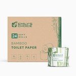 Bamboo Toilet Paper - 24 Soft, Tree-Free Rolls