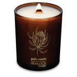Eco-Friendly Hemlock Park Wood Wick Candle - Amber & Gold 7.2 oz