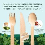 300 Count Compostable Wooden Utensil Set
