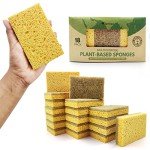 Eco-Friendly Biodegradable Kitchen Sponges - 18 Pack