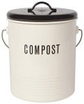 Vintage Ivory Compost Bin by Now Designs