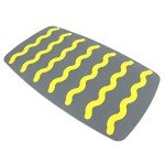 SAFELAND Patented Non-Slip Bath, Shower, Tub Mat, TPR Material, Eco-Friendly, Non-PVC, Color Combo, Machine Washable, Durable, with Powerful Gripping Suction Cups, Wave-254 (17"x30")