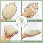 Natural Loofah Exfoliating Body Scrubber, Made with Eco-Friendly and Biodegradable Shower Luffa Sponge, Bath Shower Loofah Sponge for Women and Men, for Face and Body