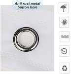 meioro Shower Curtain Eco-Friendly Waterproof Bathroom Curtains Ocean Theme Semi Translucent Shower Curtain Liners with Rustproof Grommets and Curtain Hooks (Starfish and Seashells, 47'' x 70'')