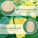 Natural Loofah Exfoliating Body Scrubber, Made with Eco-Friendly and Biodegradable Shower Luffa Sponge, Bath Shower Loofah Sponge for Women and Men, for Face and Body