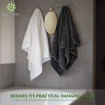 Natural Loofah Exfoliating Body Scrubber, Made with Eco-Friendly and Biodegradable Shower Luffa Sponge, Bath Shower Loofah Sponge for Women and Men, for Face and Body