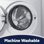 SAFELAND Patented Non-Slip Bath, Shower, Tub Mat, TPR Material, Eco-Friendly, Non-PVC, Color Combo, Machine Washable, Durable, with Powerful Gripping Suction Cups, Wave-254 (17"x30")