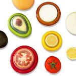 AEKTBY Silicone Fruit and Vegetable Anti-Oxidation Storage Box | Onion Storage | Avocado Saver | Set of 4 Reusable Storage Containers for Fridge