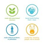 Method Gel Hand Soap, Violet + Lavender, Reusable Silver Aluminum Bottle, Biodegradable Formula, 12 oz (Pack of 3)