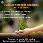 ECO SOUL Bamboo Toilet Paper 24 Mega Rolls 3 Ply, 300 Sheets per Roll | Eco-Friendly Septic Safe Organic Bath Tissues Sustainable Toilet Paper Compostable - FSC Certified