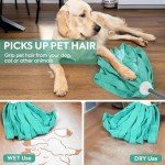 Matthew Microfiber Cloth Mop Compatible with Ceda Microfiber Cloth Mop Refill Commercial Mop Replacement 54" Stainless Steel Handle with 2 Wet Mop Heads w/1 Handle Incl.2Pcs Microfiber Cloth-Green