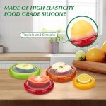 Avocado Saver - 4PCS Reusable Silicone Food Savers Avocado Keeper for Refrigerator Avocado Holder Saver Keeper Onion Holder Potato and Onion Storage Great for Avocado Onions Lemons Potatoes etc