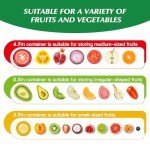 Avocado Saver - 4PCS Reusable Silicone Food Savers Avocado Keeper for Refrigerator Avocado Holder Saver Keeper Onion Holder Potato and Onion Storage Great for Avocado Onions Lemons Potatoes etc