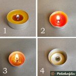 Petekoğlu 100% Beeswax Tealight Candles – Eco-Friendly, Unscented, Long Burn Time, Natural, Chemical-Free, Cotton Wick, 1.48" Diameter, 0.47" Height, 12g (Pack of 12)
