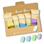 flowcheer Foaming Hand Soap Tablet Refills-5 Sample Pack Hand Wash Tablets Zero Waste Eco Friendly Cleaning Supplies-Fills 5 X 8 fl oz Refillable Foam Dispenser(40 Fl oz total)