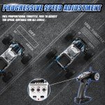 Kidcia 1:14 All Terrain RC Cars, 50 KPH High Speed 4WD RC Truck with 60 Mins Runtime, Fast Remote Control Car with 2S 2000 mAh Rechargeable Batteries, Off Road RC Cars for Adults and Teen Boy Gifts