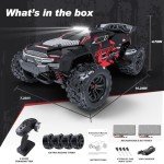KGF 1:18 Scale All Terrain RC Cars, 40km/h High Speed Remote Control Car, 2.4Ghz RC Car Toys Gifts for Kids and Adults, 4WD Electric Vehicle with 2 Rechargeable Batteries, Off Road Monster Truck