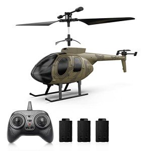GoolRC RC Helicopter Remote Control Helicopter Toys for Boys 2.4GHz RC Drone Remote Control Plane Gyro Stabilization RC Airplane Altitude Hold Toy Gift for Boys Girls Adults 3 Batteries