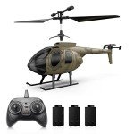GoolRC RC Helicopter Remote Control Helicopter Toys for Boys 2.4GHz RC Drone Remote Control Plane Gyro Stabilization RC Airplane Altitude Hold Toy Gift for Boys Girls Adults 3 Batteries