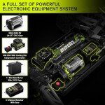 RIAARIO 1/10 Brushless RC Cars, Monster Truck, 50+ MPH, 4WD, Waterproof, Carbon Fiber, Black, Ages 8+