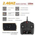 CKYSCHN WLtoys A300 4-Ch RC Plane, Beechcraft D-17 RC Airplanes with Lights, 6G/3D Brushless RC Planes with 2 Batteries, 2.4G Remote Control RC Airplanes Gifts for Adults