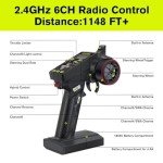 RIAARIO 1/10 Brushless RC Cars, Monster Truck, 50+ MPH, 4WD, Waterproof, Carbon Fiber, Black, Ages 8+