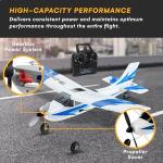 Top Race 3-Channel RC Airplane for Kids & Adults