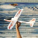 GoolRC WLtoys F959S RC Airplane, Sky-King 2.4G 3CH 6-Axis Gyro Remote Control Aircraft, Fixed-Wing Plane Glider for Adults or Kids, RTF Ready to Fly (Red)